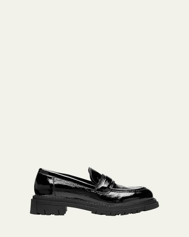 Della Leather Slip-On Loafers